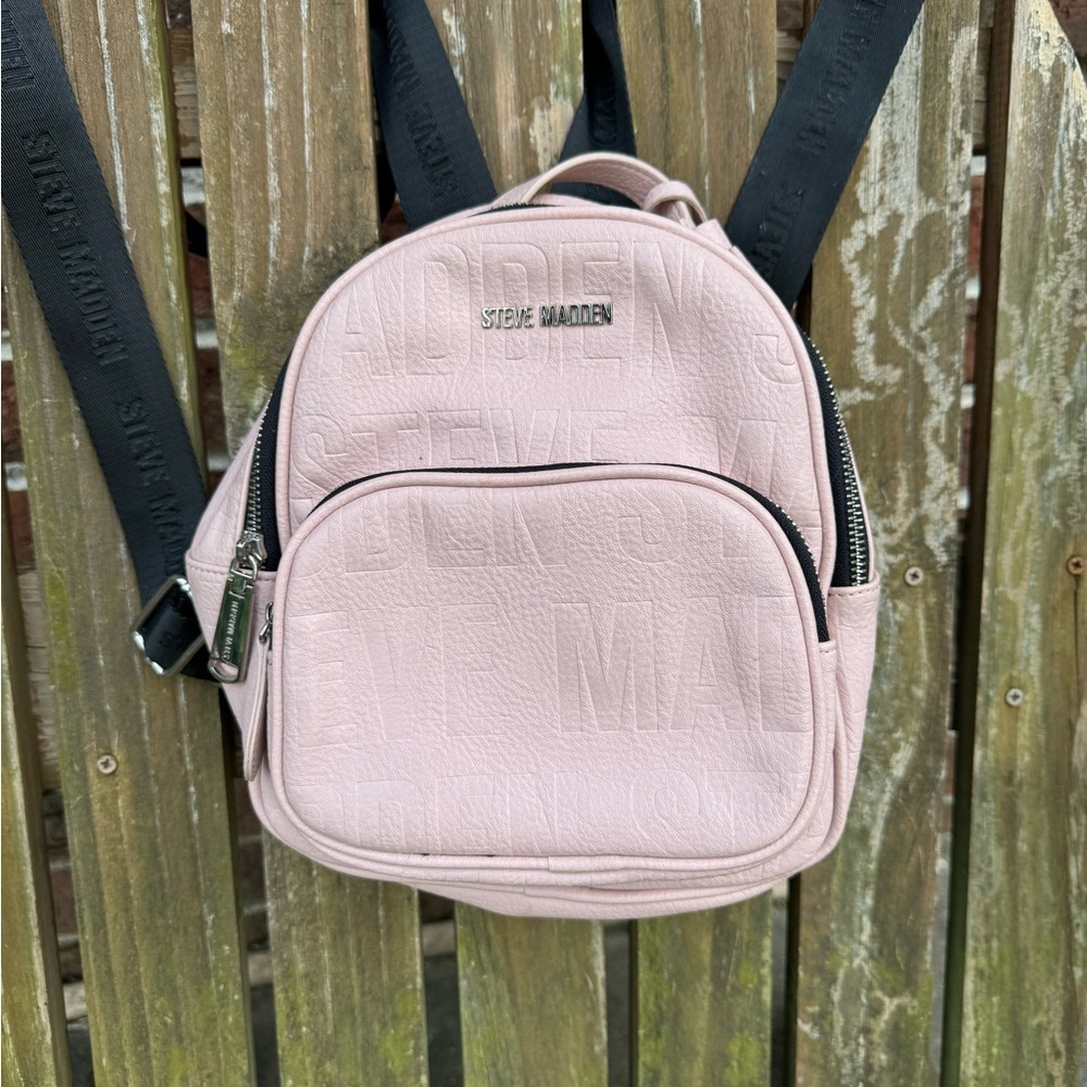 Steve Madden mini backpack purse.